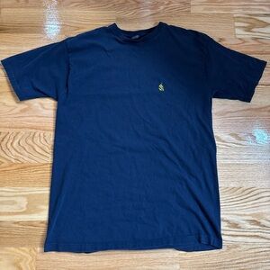 Vintage Nautica T-Shirt Mens Size Large Navy Blue Yellow 90s Tee